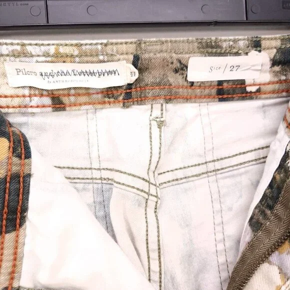 Anthropologie Pilcro Carpenter Jeans Ultra High-Rise Relaxed Women 27 Watercolor - Picture 10 of 14